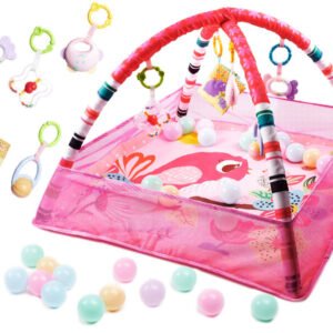 Leikkimatto-palloallas, vaaleanpunainen