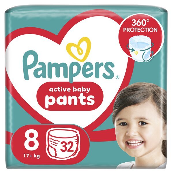 Housuvaipat Pampers Pants, Jumbo Pack, 8 koko, 32 kpl