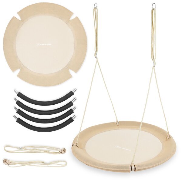 HyperMotion haikarapesäkeinu, 100 cm – beige boho