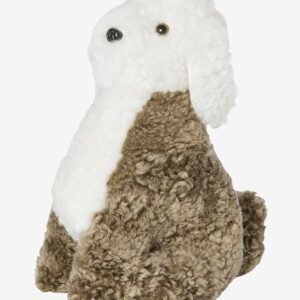 Pehmoeläin Snowy Curly-lampaannahkaa