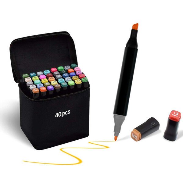 InspiraPens kaksipuoliset merkkauskynät, 40 kpl