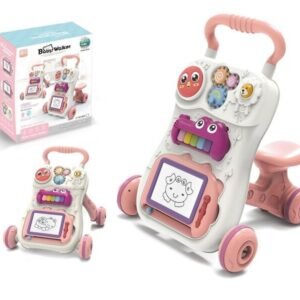 Interaktiivinen taaperokärry 2 in 1 vaaleanpunainen, 8390