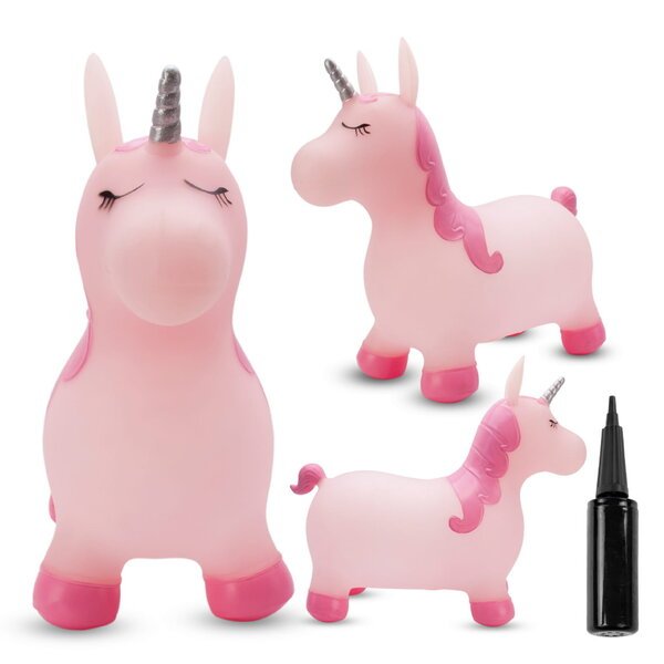 Pomppueläin Yksisarvinen Kelly vaaleanpunainen Sun Baby