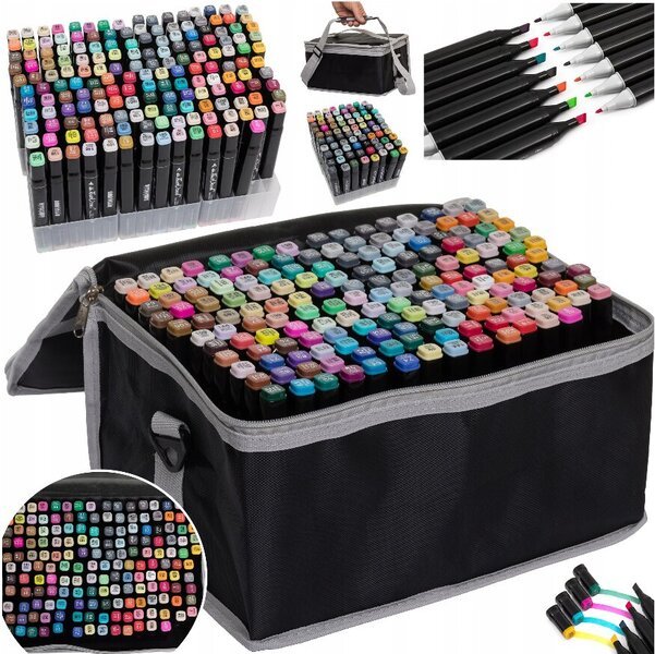 Kaksipuoliset tussit Decoartlt, 168 kpl