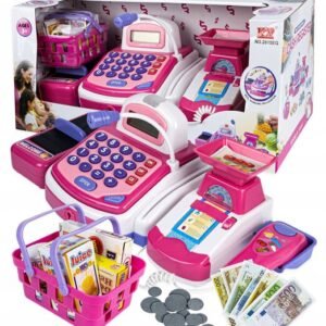 Kassakone lapsille kori lisävarusteet myymälä sarja AIG AIG