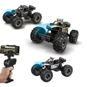 Kauko-ohjattava maastoauto kameralla