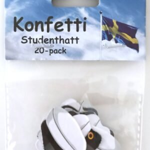 Konfetti opiskelija hattu, 20 kpl