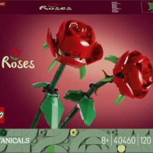 Kukkakimppu - LEGO - 40460 - Punaiset ruusut - 2 kukkaa - Ihanteellinen ystävänpäiväksi