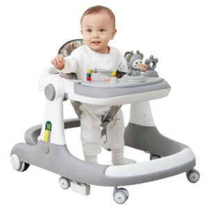 Lasten kävelytuoli Tavalax SmartStep™, monitoiminen, korkeussäädettävä ja kehittävällä paneelilla