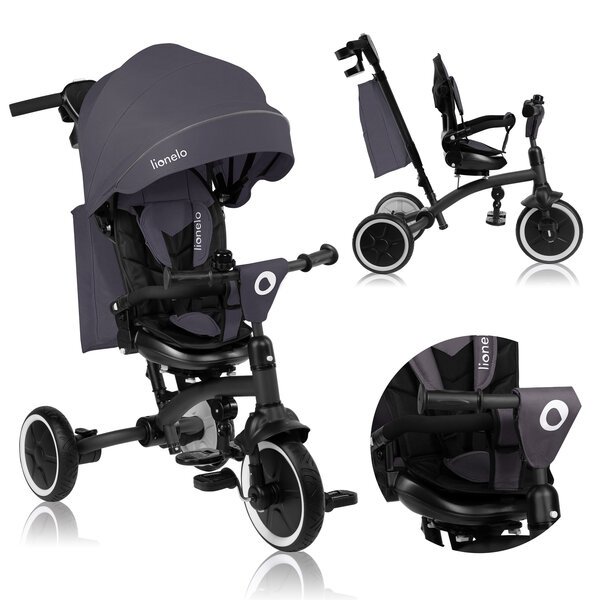 Lasten kolmipyörä TRIS PLUS, Grey Stone, Lionelo