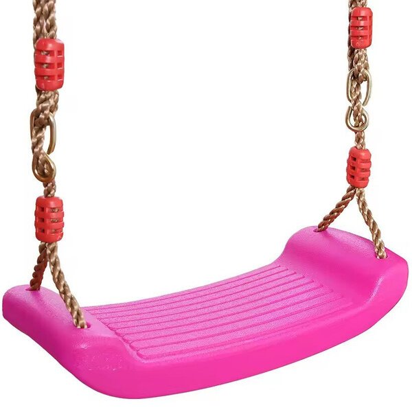 Lasten muovinen puutarhakeinu ZOYA, vaaleanpunainen