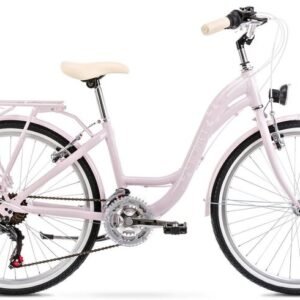 Lasten polkupyörä Romet Panda 1, violetti-valkoinen