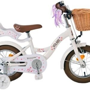 Lastenpyörä Volare Blossom 12", valkoinen/valkoinen, Wit