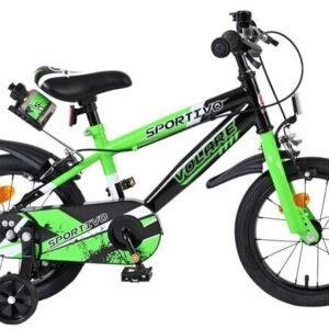 Lastenpyörä Volare Sportivo, 14", vihreä/musta