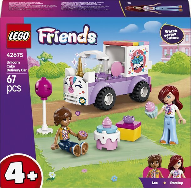 LEGO Friends 42675 Yksisarvisauto - Lelu 4-vuotiaasta alkaen - Pienmotoriset taidot - Lahjaidea