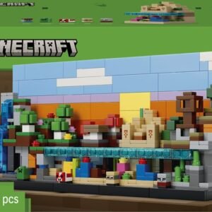 LEGO Minecraft 21589 Mini Biomes - Rakennuslelu pojille tai tytöille alkaen 12-vuotiaista