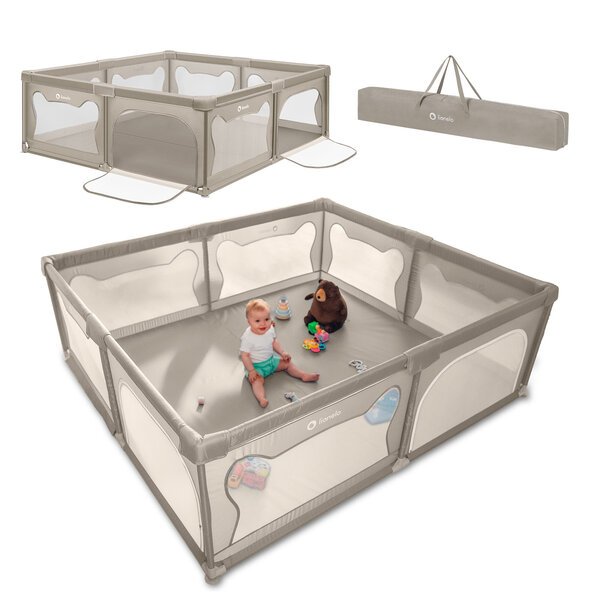 Leikkiaita Lionelo Willow XL Beige Sand