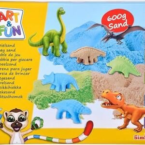 Art & Fun Playsand Set Dinosaurukset