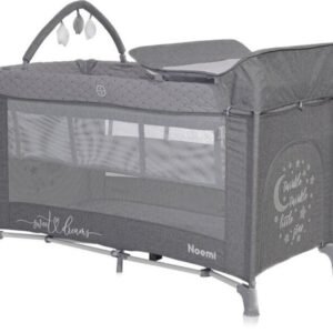 Lorelli Noemi Plus 2 Layers matkasänky, Cool Grey Star