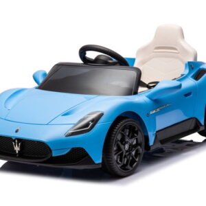 Maserati GT Cabrio sähköauto lapsille MP3 LED sininen Sun Baby