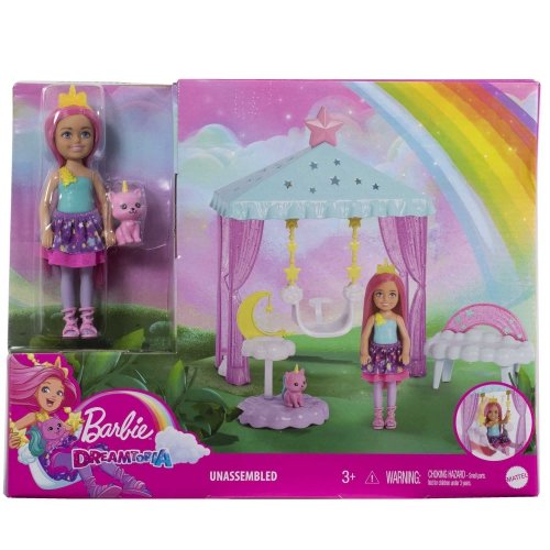 Mattel - Barbie Dreamtopia Chelsea nukke Nurturing Fantasy leikkisetti