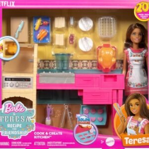 Mattel - Barbie ja Teresa Recipe for Friendship nukke ja keittiö leikkisetti