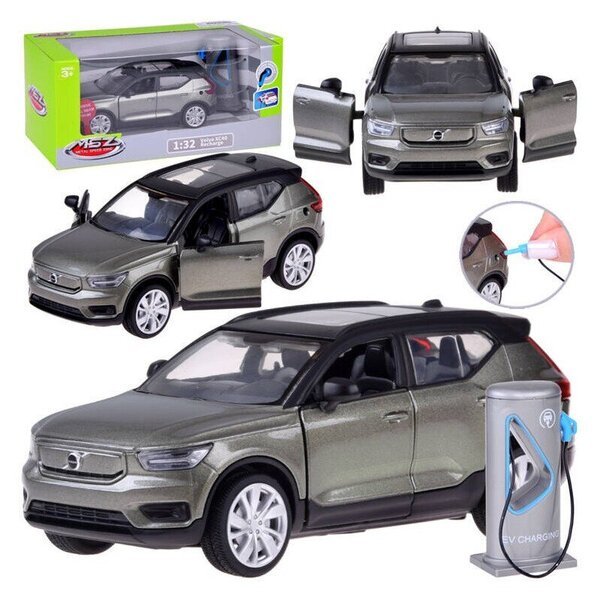 Metal car Electric crossover Volvo XC40 sounds lights ZA5043