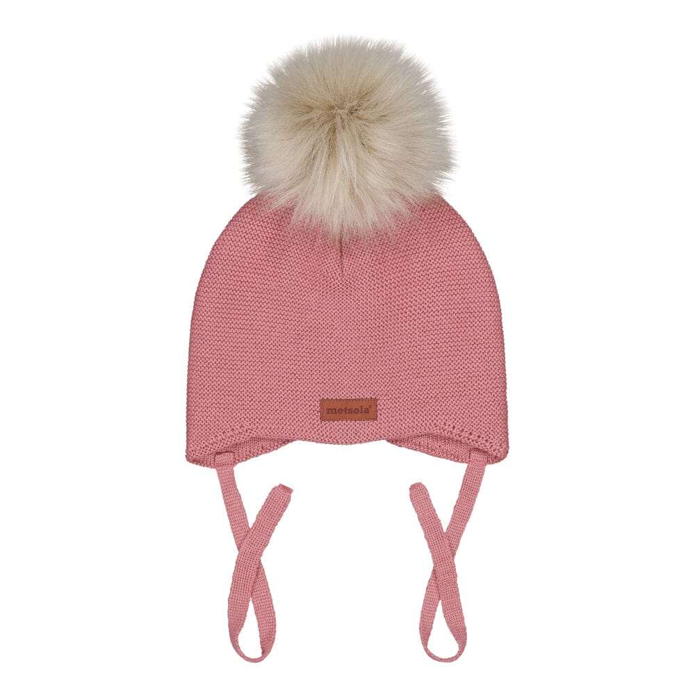 Mini Crystal Hat -Merinovillapipo | Rosy - 0-2M