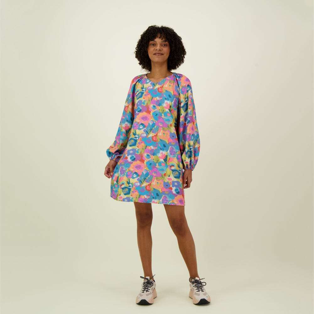 Miracles Volume Sleeve Tunic Dress -Mekko - XS