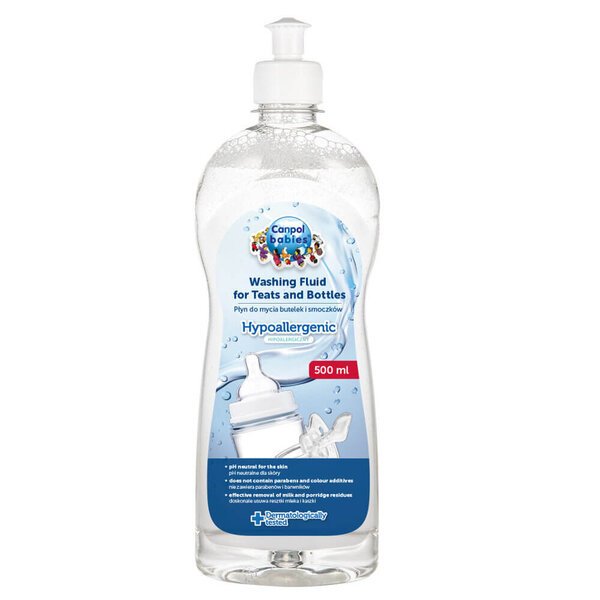 Pesuaine tutille ja tuttipulloille Canpol Babies 500 ml