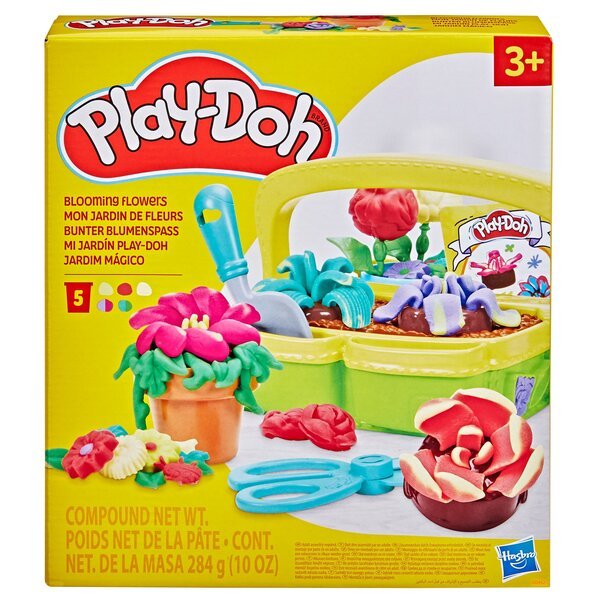 Play-Doh Kukkaistuin, muovailuvaharasia, joka on inspiroitunut puutarhanhoidosta ja luonnosta, luovat työskentelyt lasten kanssa, alkaen 3-vuotiaista.