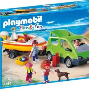 Playmobil - perheauto ja venetraileri