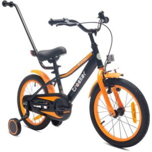 Polkupyörä lasten Polkupyörä 16 tuumaa Tracker bike neon oranssi Sun Baby