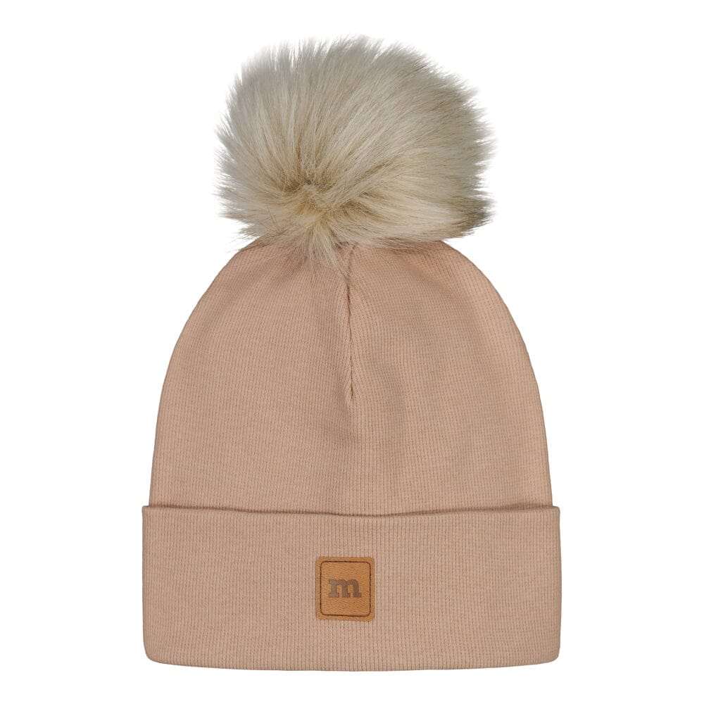 Rib Beanie -Tupsupipo | Nougat - 0-1Y