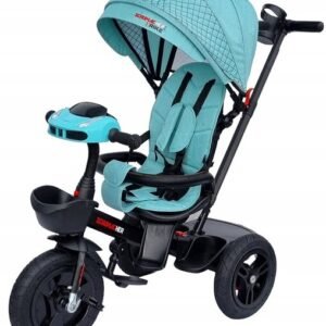 Schumacher Kid puhallettava kolmipyörä, turkoosi