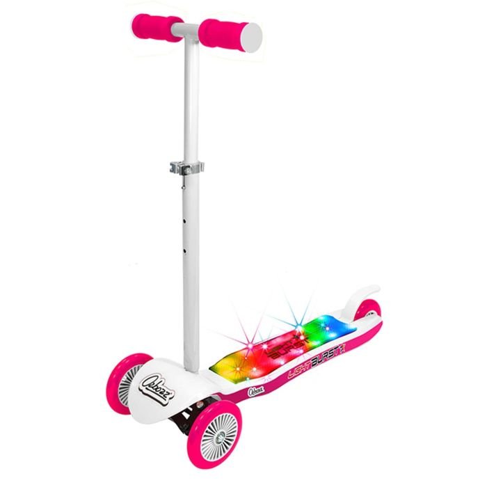 Light Burst Potkulauta Vaaleanpunainen/Valkoinen Loistavalla Rungolla