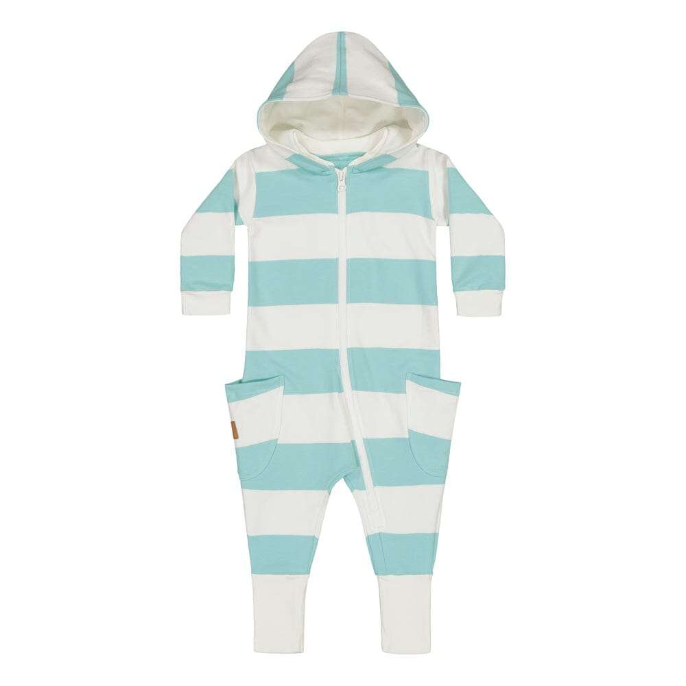 Striped Jumpsuit | Ocean/Vanilla - 50/56