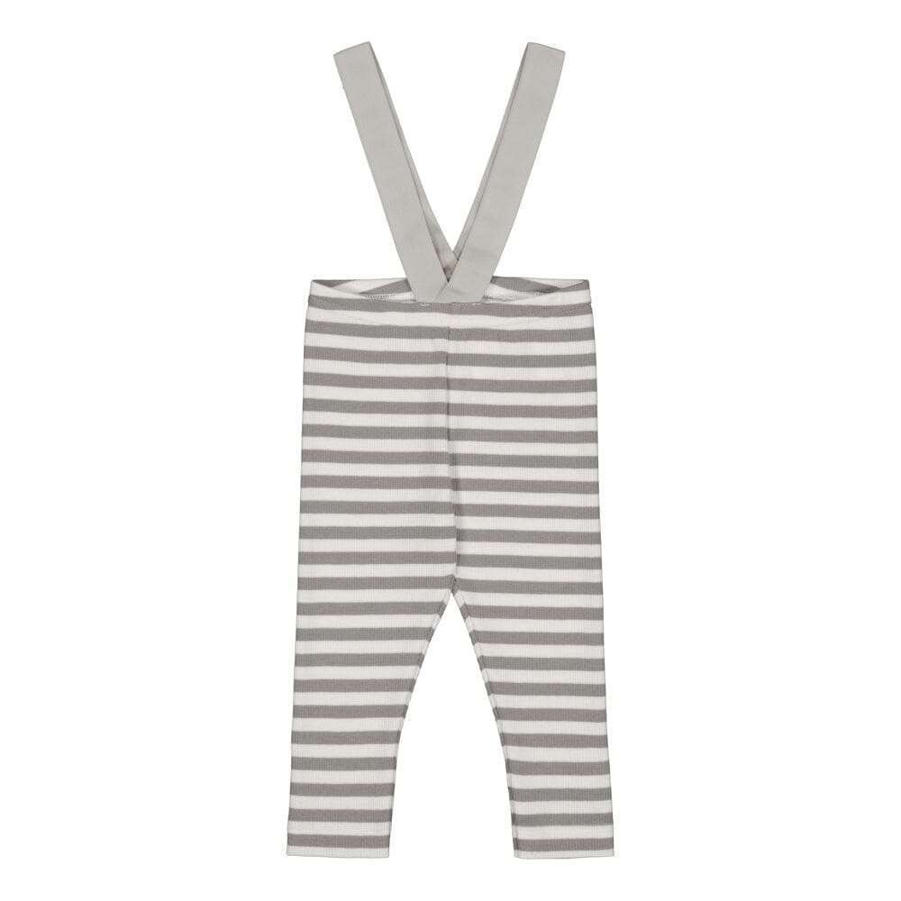 Striped Rib Brace Pants -Henkselihousut | Cloudy/Vanilla - 50/56