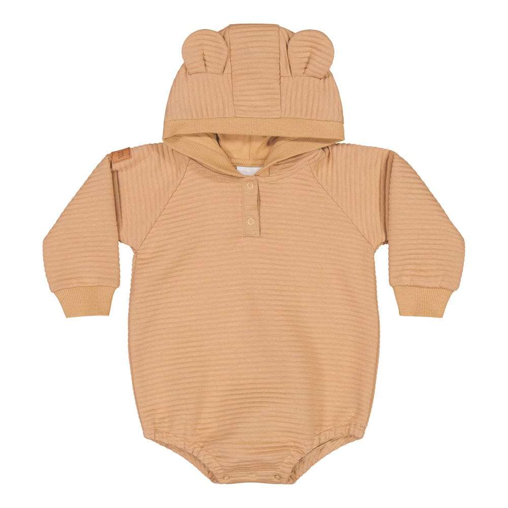 Textured Bear Romper | Woody - 50/56