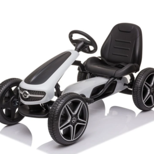 Trampoliini Mercedes Benz karting valkoinen