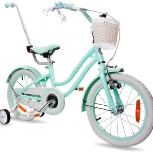 Tytön polkupyörä 16 tuuman Silver Moon minttu