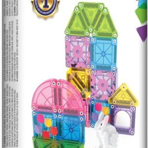 Magna-Tiles MicroMAGS Magneettirakennussarja Matkapakkaus Spring Garden 24 Osaa
