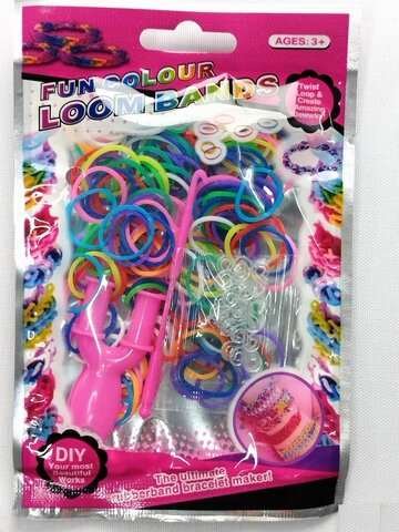 Loom-nauhat Pussissa, 150 kpl, Moniväriset
