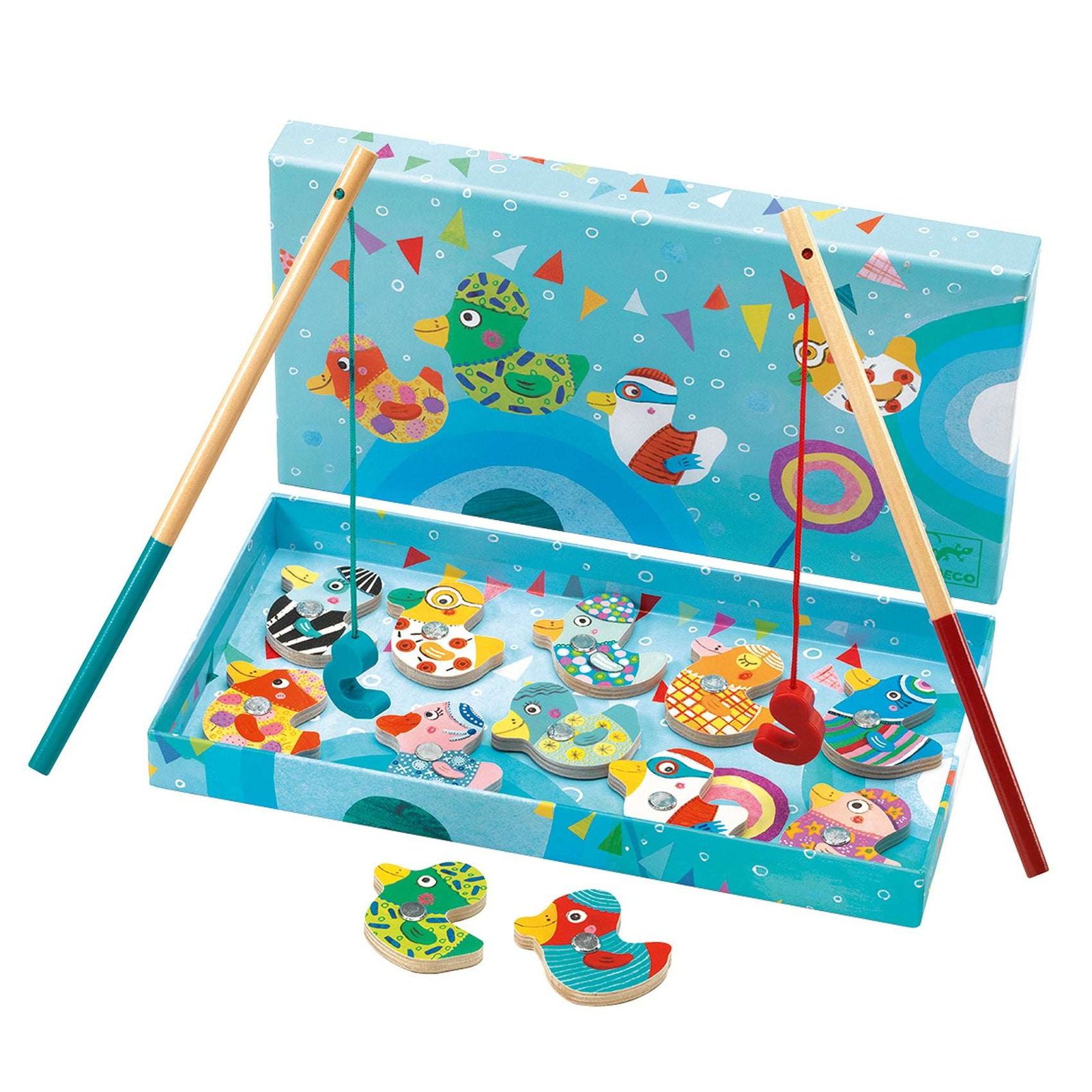 Djeco Magneettinen Kalastuspeli Fishing Ducks