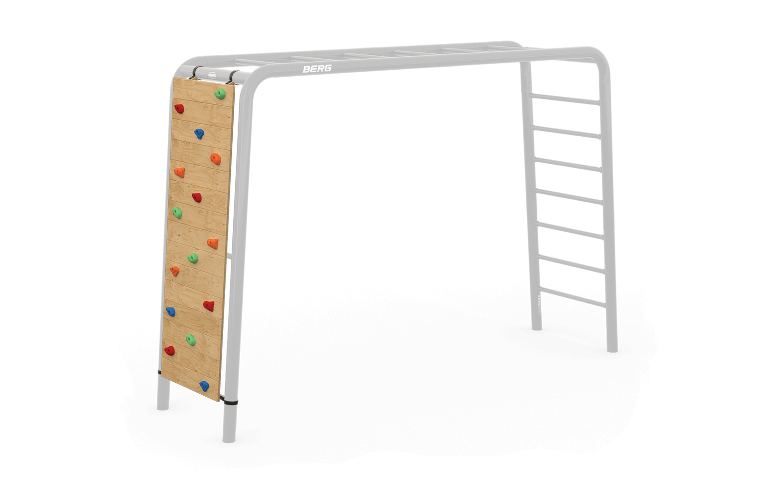BERG PlayBase  Climbing wall - Kahden tikkaan kanssa - Ruskea -