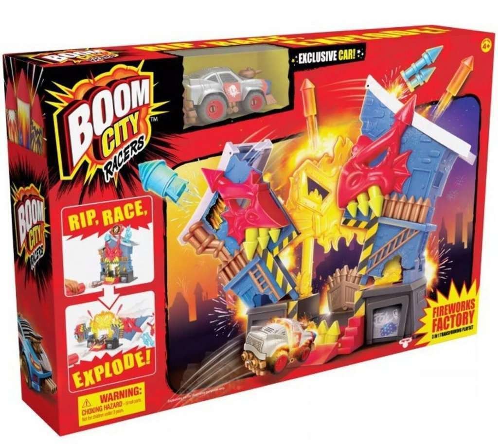 Boom City Racers, Ilotulitustehdas