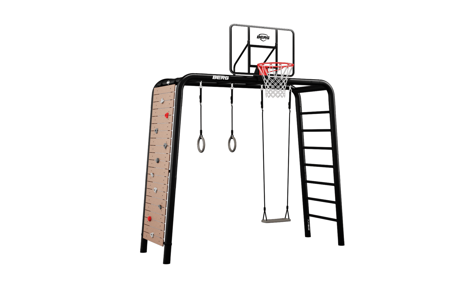 BERG PlayBase Setit Medium + Ultimate set  - Musta - M (285 x 100 x 245 cm)