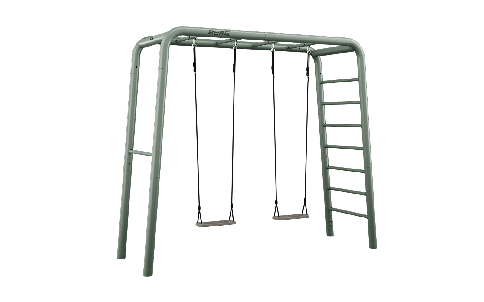 BERG PlayBase Setit Medium Green + Swing set  - Vihreä - M (285 x 100 x 245 cm)