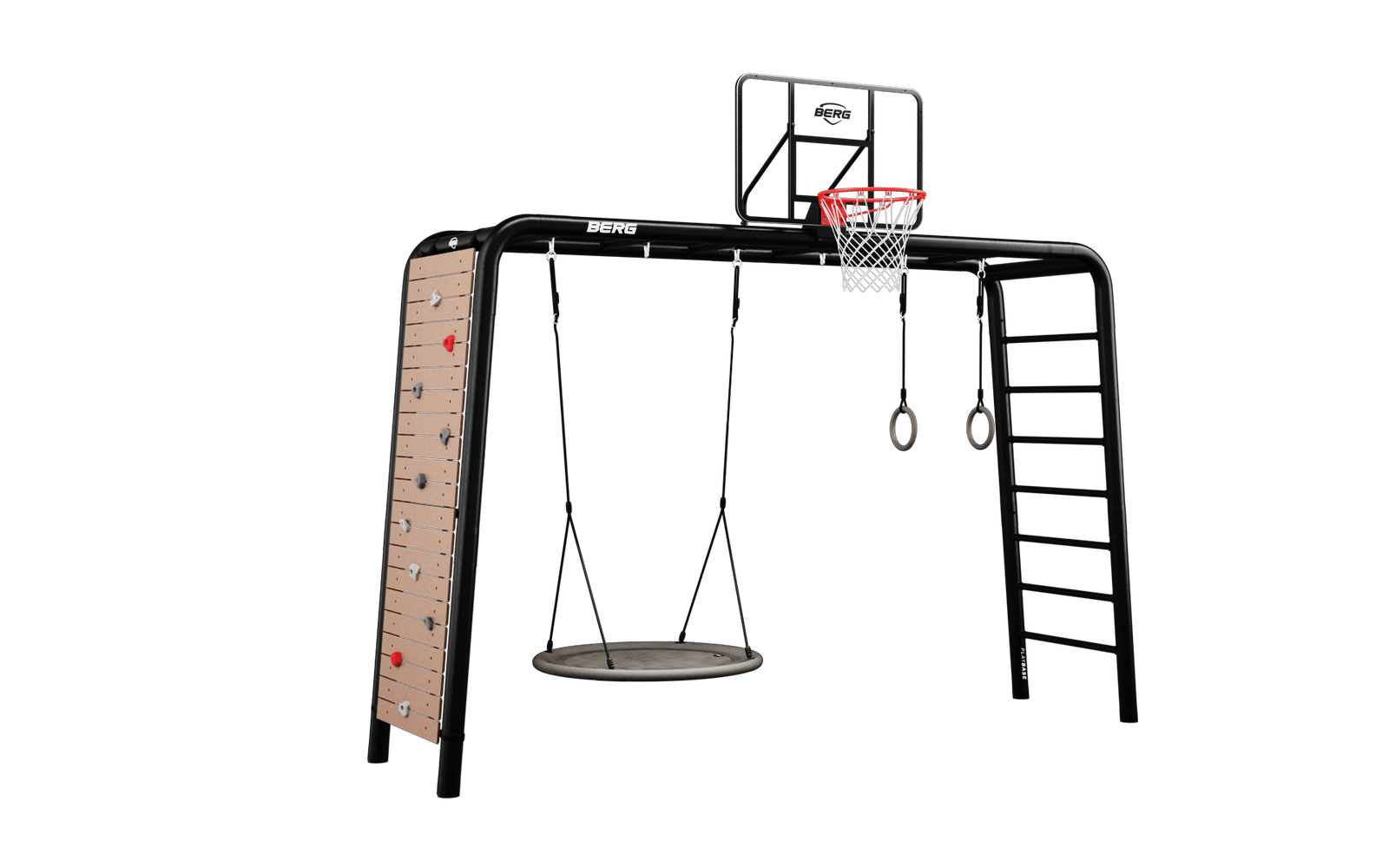 BERG PlayBase Setit Large + Ultimate set  - Musta - L (380 x 100 x 245 cm)