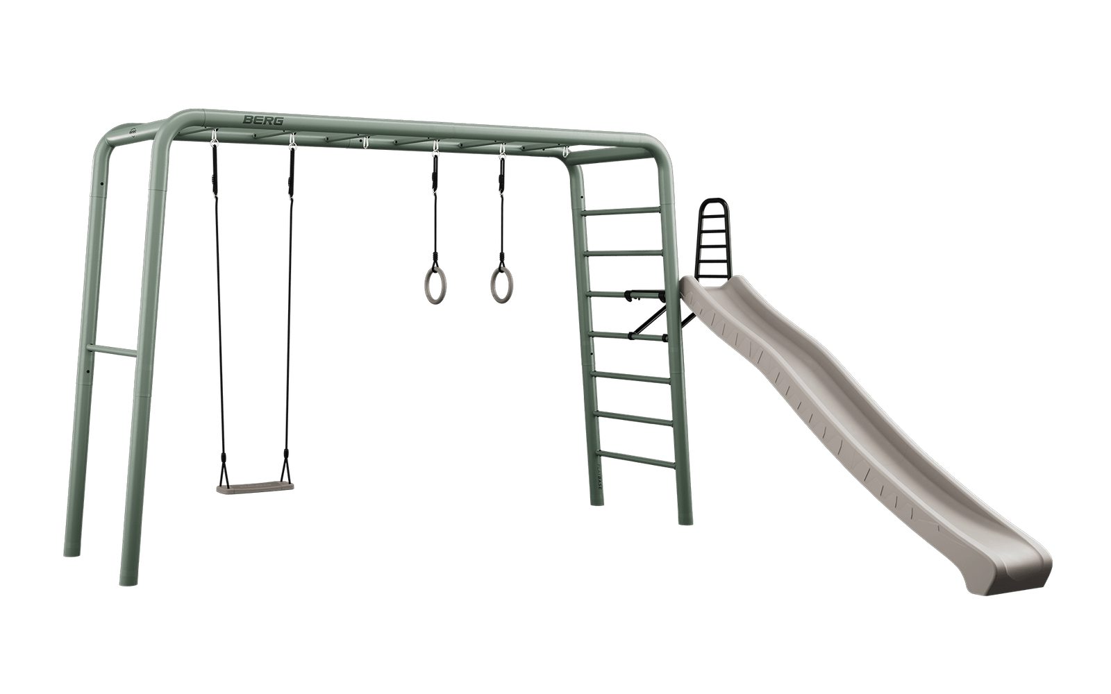 BERG PlayBase Setit Large Green + Play set  - Vihreä - L (380 x 100 x 245 cm)